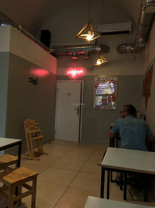 Inside the place at Krowarzywa in Krakow