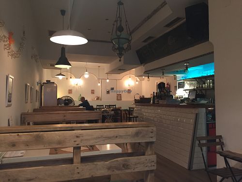 Interior of Gusto at Gustu Bilbao in Bilbao