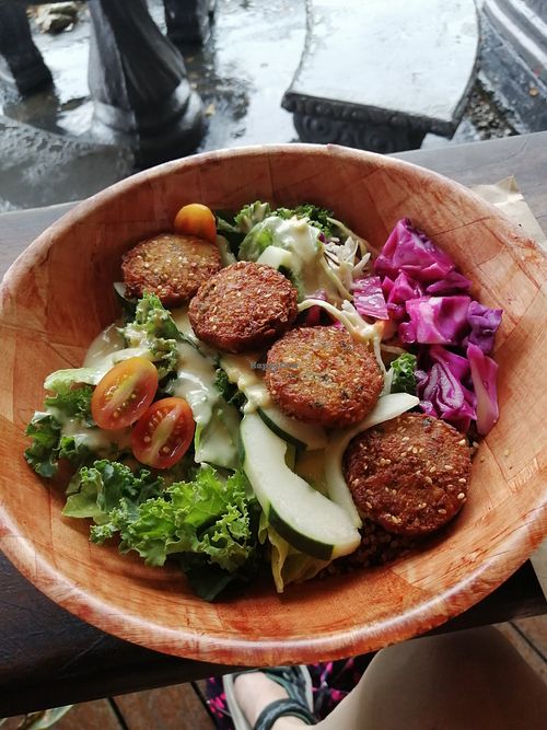 Falafelbowl at Cafe Mono Congo in Dominical