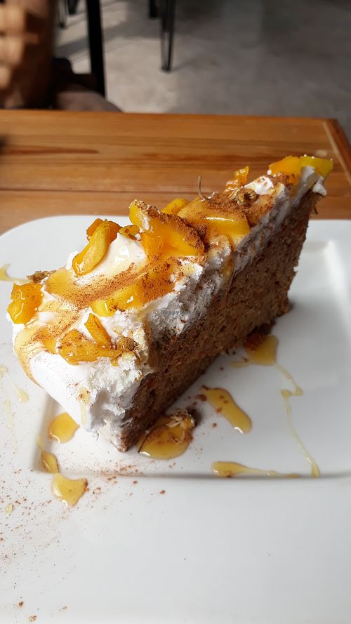Carrot cake at Lek Shop Organic in Koh Phangan