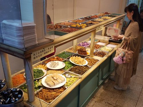 Buffet at Miao Yuan Su Shih Buffet in Taipei