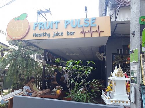 Outside at Fruit Plus in Chiang Mai