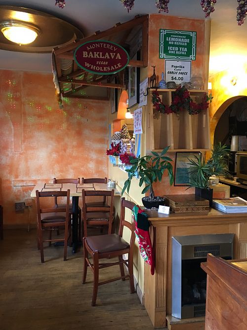 They offer vegan baklava!! at Paprika Cafe in Monterey