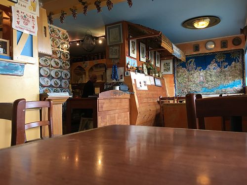 Interior at Paprika Cafe in Monterey