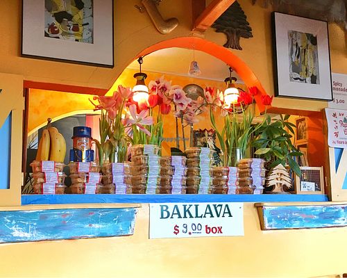 Baklava to take with! Yum.  at Paprika Cafe in Monterey