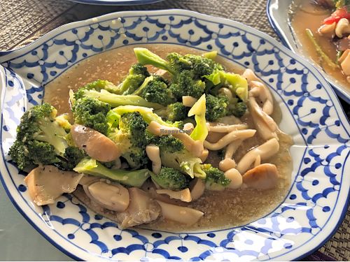 Stir fried brócoli  at 108 Vegetarian Cuisine in Phuket
