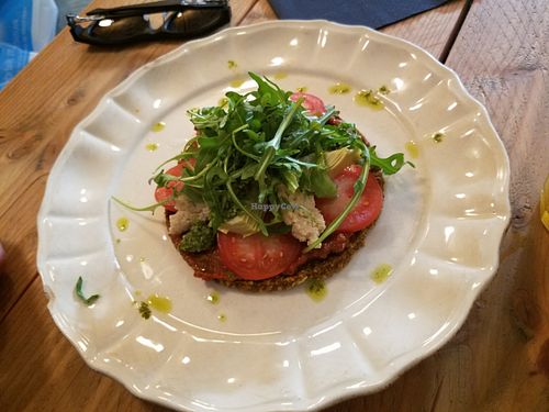 Raw vegan and home made pizza!  at Zest for Life in Amsterdam