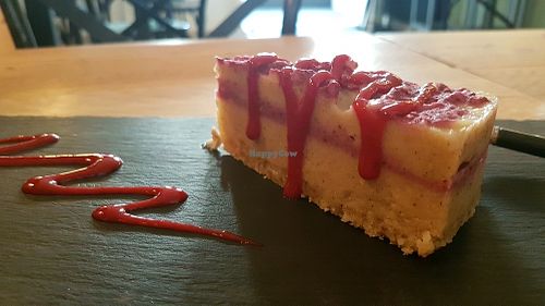 Raspberry Cheese Cake at Zest for Life in Amsterdam