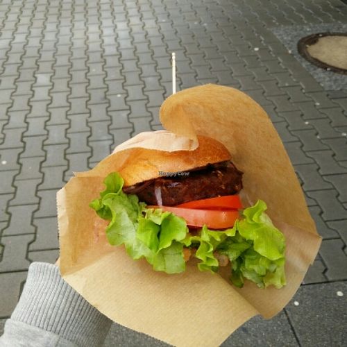 'Hipster Burger' at Food Vegan - Food Van in Wiesbaden