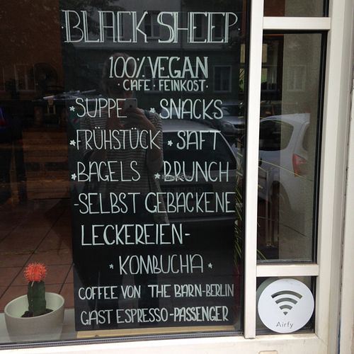 menu  at White Crow in Berlin