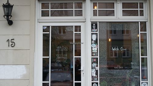 Outside at White Crow in Berlin