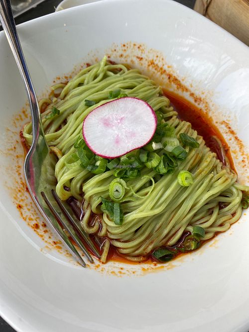 Spivey vegan noodles.   at Din Tai Fung in Costa Mesa