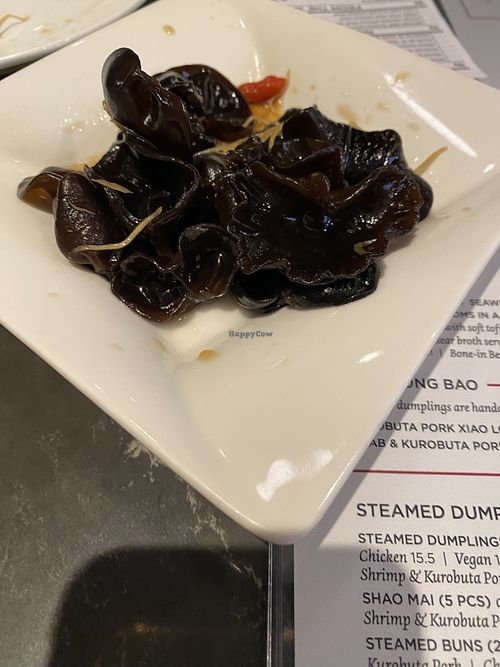 Woodear mushroom  try this!!!  at Din Tai Fung in Costa Mesa