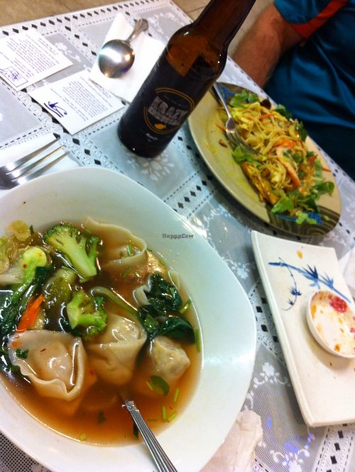 Sorry forgot to take a pic, we couldn't wait to tuck in! Spring rolls are GONE!   at Loving Vegan Market & Cuisine in Winter Park