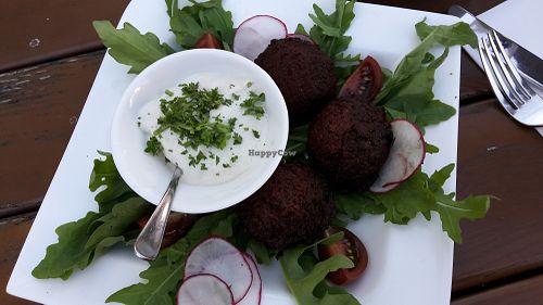 Falafel mit Merrettichschaum at Gasthaus Zum Anker in Efringen-kirchen