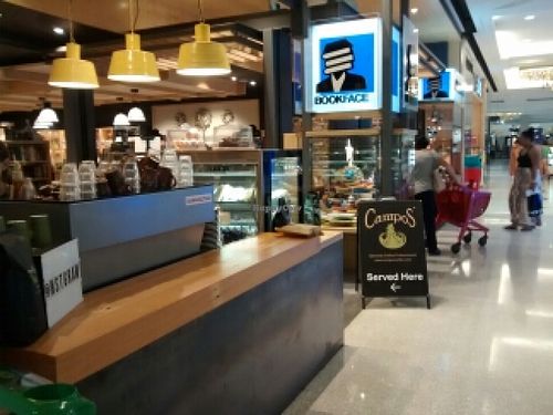 cafe bookface at Bookface Cafe in Mermaid Beach