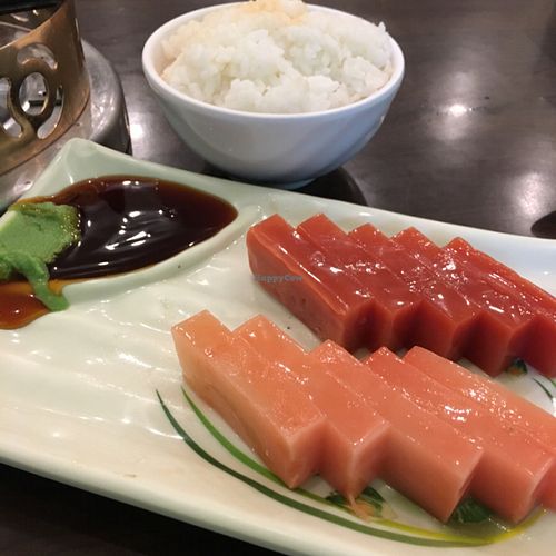 it tastes like fish at Quán Zhēn SùShí 全真素食 in Taipei