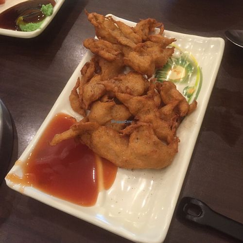 Vegetarian fried chicken at Quán Zhēn SùShí 全真素食 in Taipei