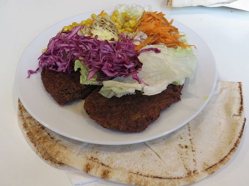 Vegani Kottlett at Philo Cafe in Saarbrucken