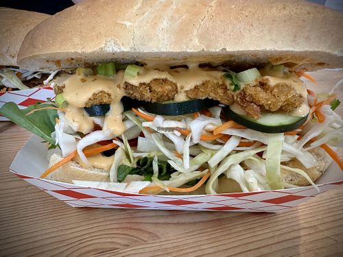 Shrimp Po Boy  at Half-Peach Bakery & Cafe in Louisville