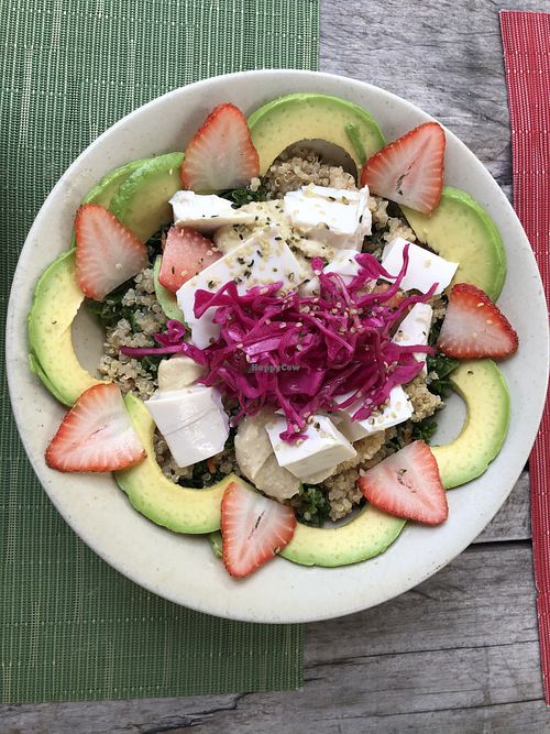 Kale Salad at Charly's Vegan Tacos - Food Truck in Tulum