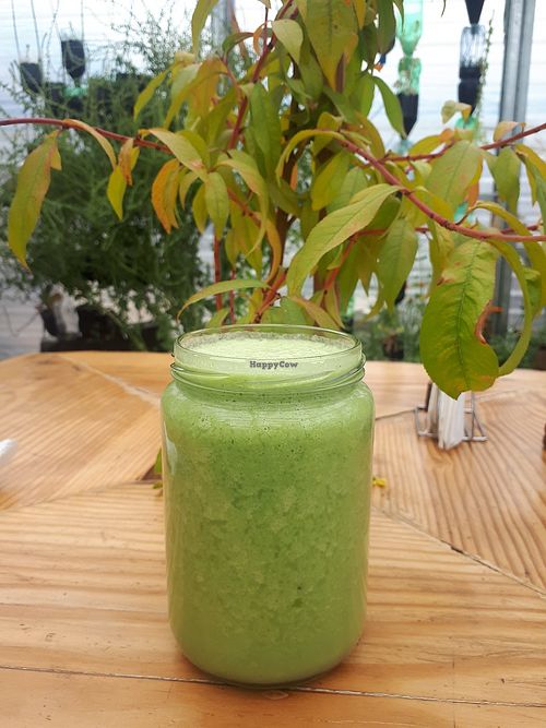 Smoothie "verde" at Curcuma in El Chalten