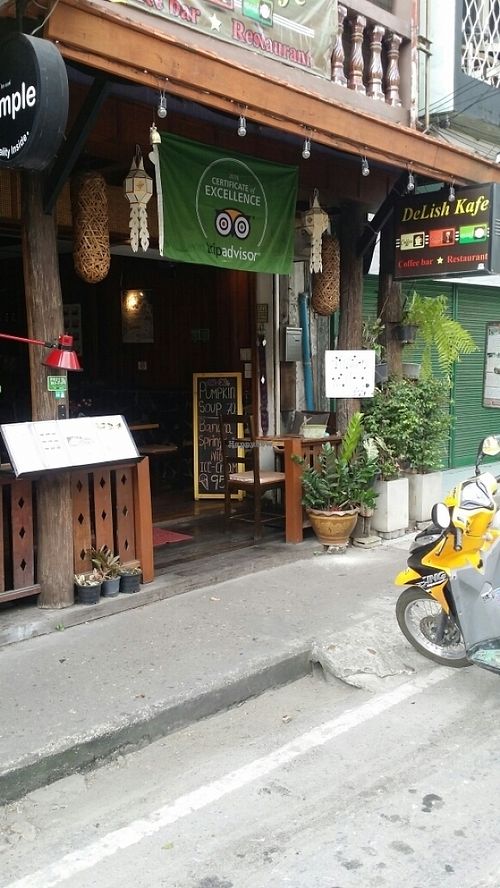 entrance at Delish in Chiang Mai