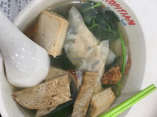 dumpling soup at Xuan Miao Vegan - Tampines Mall  in East Singapore
