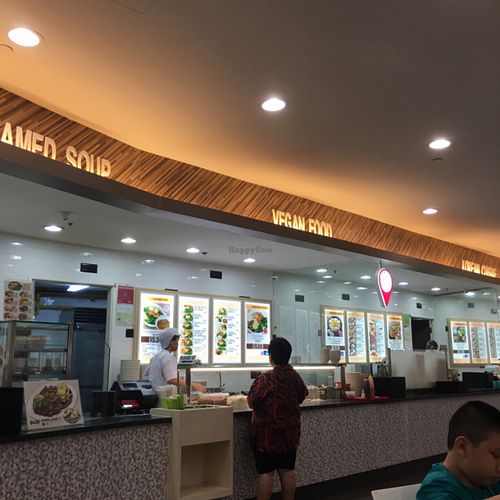 the signboard for this stall is 'Vegan food' not the name as shown in happycow at Xuan Miao Vegan - Tampines Mall  in East Singapore
