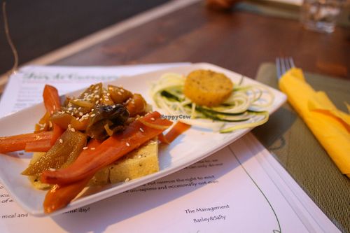 mix of starters at Fior di Cucuzza in Matera