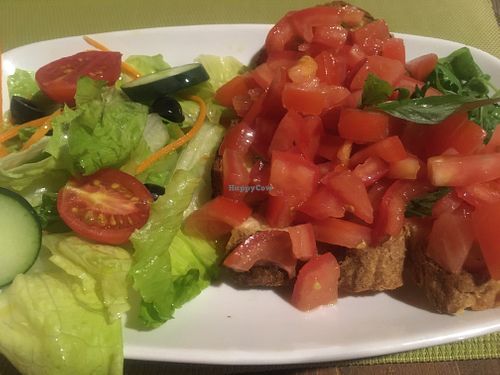 Tomato bruschetta  at Fior di Cucuzza in Matera