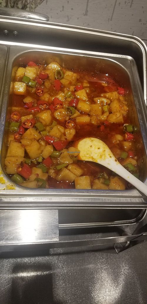 Tofu dish at Wenshu Temple Restaurant 心香 in Chengdu