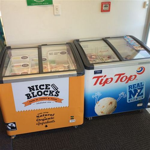 Vegetarian World frozen desserts at Vegetarian World in Christchurch