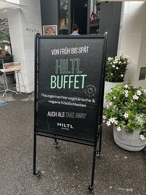   at Hiltl - Dachterrasse in Zurich