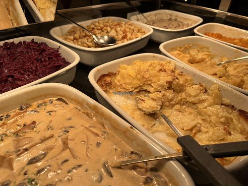 vegan food  at Hiltl - Dachterrasse in Zurich