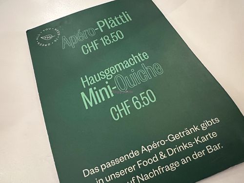 info  at Hiltl - Dachterrasse in Zurich