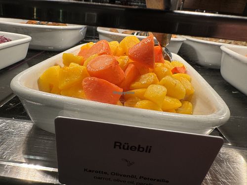 turnips  at Hiltl - Dachterrasse in Zurich