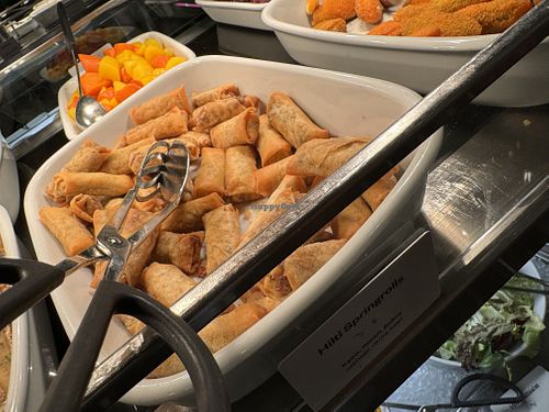 spring rolls  at Hiltl - Dachterrasse in Zurich