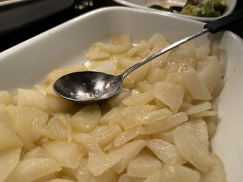 kohlrabi  at Hiltl - Dachterrasse in Zurich