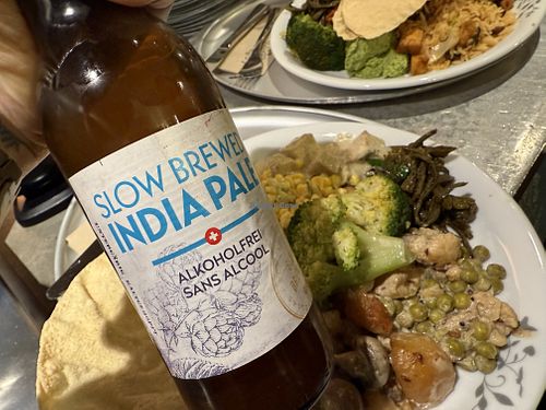 dinner  at Hiltl - Dachterrasse in Zurich