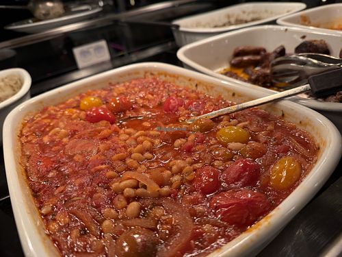 beans  at Hiltl - Dachterrasse in Zurich