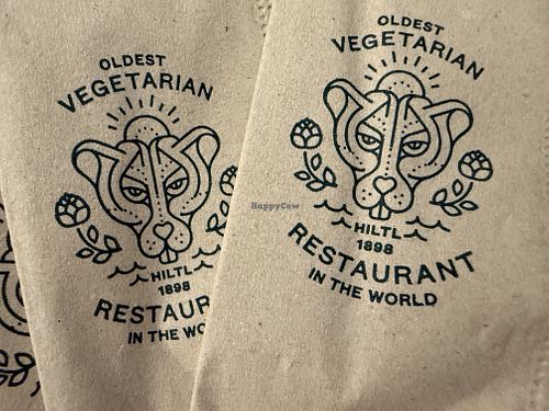 paper towel  at Hiltl - Dachterrasse in Zurich