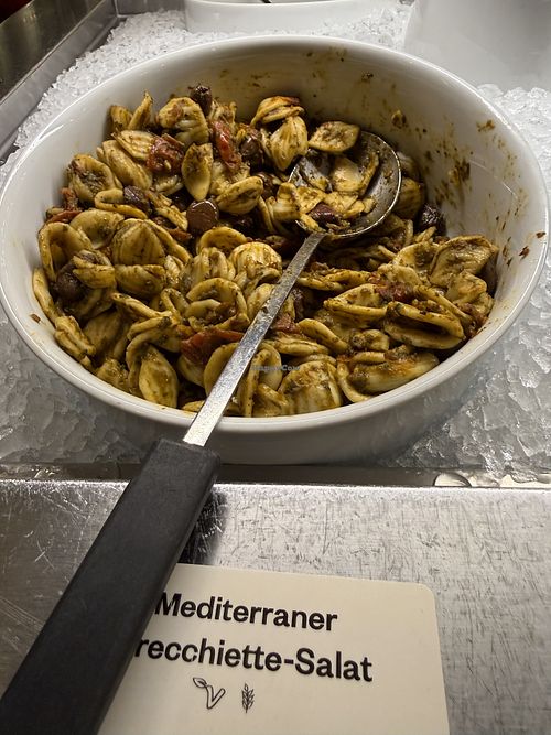 pasta salad vegan  at Hiltl - Dachterrasse in Zurich