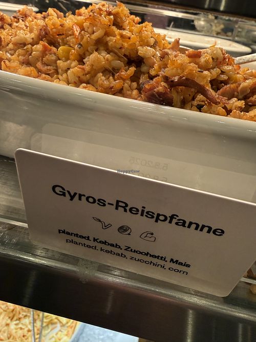 risotto vegan  at Hiltl - Dachterrasse in Zurich