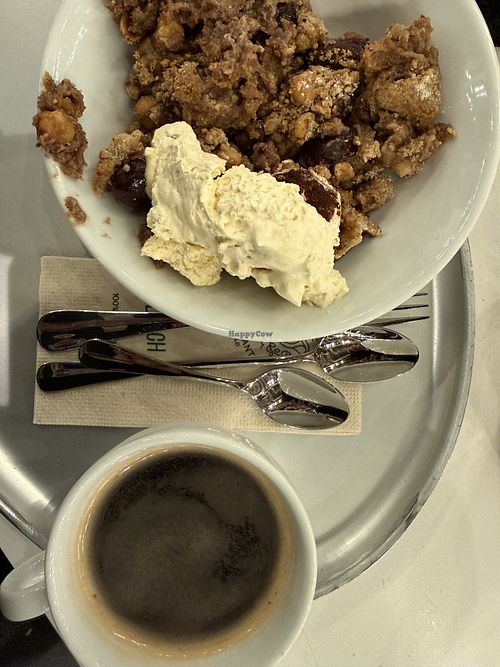dessert vegan  at Hiltl - Dachterrasse in Zurich