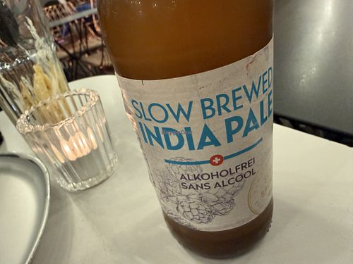 beer  at Hiltl - Dachterrasse in Zurich