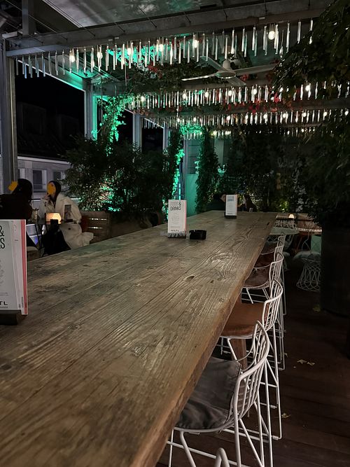 outside  at Hiltl - Dachterrasse in Zurich