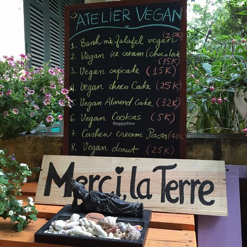 The menu at Xuong Vegan - Atelier Vegan in Hanoi