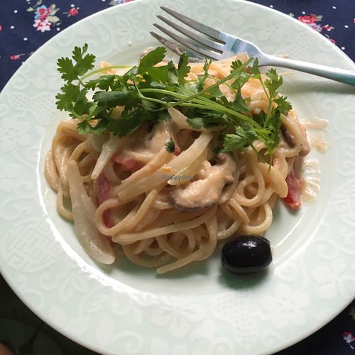 Vegan pasta  at Xuong Vegan - Atelier Vegan in Hanoi