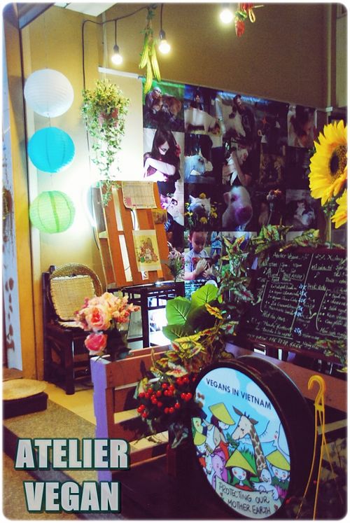 the cafe at Xuong Vegan - Atelier Vegan in Hanoi
